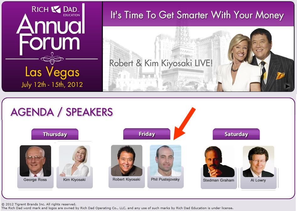 Rich Dad Annual Forum Vegas 2012